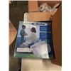 Image 5 : BOX OF DOOR HANDLES, BATHROOM FAN, LIGHT FIXTURE, BOX OF CABLE SPLITTERS