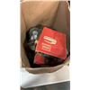 Image 4 : 3 BOXES OF WHEELS, CASTORS, SPRAYPAINT AND ELECTRICAL HOUSINGS