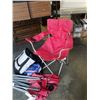 Image 4 : COOLER BAGS, 3 FOLDING CAMP CHAIRS AND CAMPING ITEMS