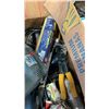 Image 3 : BOX OF ELECTRIC DRILL SAW, RYOBI DRILL AND MORE