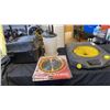 Image 1 : TWO 12 INCH SAW BLADES, SIMONIZ POLISHER, OIL PAN AND FUNNEL