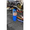 Image 2 : CASE OF DRILL BITS, 2 CROWBARS, AIR HOSE, PIPE WRENCH AND TORCH
