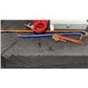 Image 3 : CASE OF DRILL BITS, 2 CROWBARS, AIR HOSE, PIPE WRENCH AND TORCH