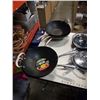 Image 4 : LOT OF WOKS, BLUE DIAMOND PANS AND ROCK CREPE PAN