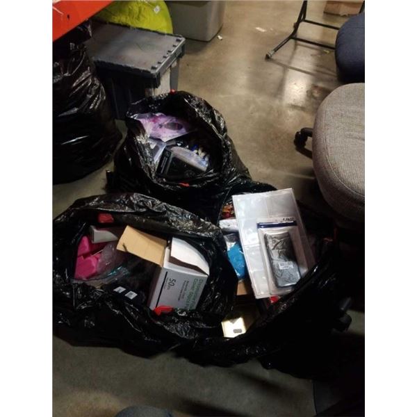 3 BAGS OF AMAZON RETURN ITEMS
