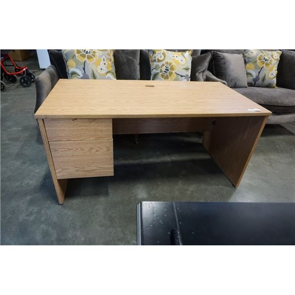 HEAVY DUTY DESK WITH 2 DRAWERS