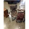 Image 4 : 2 FOLDING CAMP CHAIRS, FOLDING CART AND WALKER