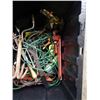 Image 4 : TOTE OF TOOLS, EXTENTION CORD, GRAPPLING HOOK, SHOP SUPPLIES