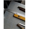 Image 6 : JACKALL, 3 BAR CLAMPS, 2 PIPE CLAMPS, LEVEL, BROOM AND STRAIGHT EDGE