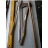 Image 7 : JACKALL, 3 BAR CLAMPS, 2 PIPE CLAMPS, LEVEL, BROOM AND STRAIGHT EDGE