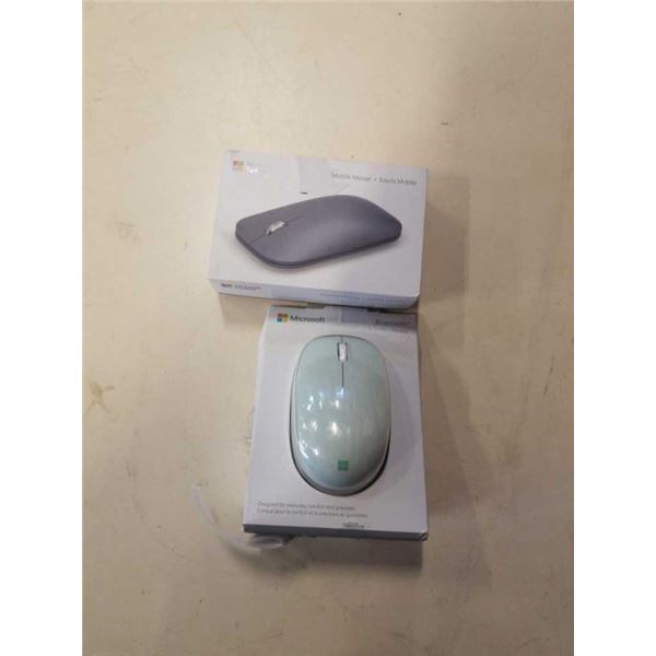 MICROSOFT SURFACE MOBILE MOUSE AND MICROSOFT BLUETOOTH MOUSE - TESTED AND WORKING
