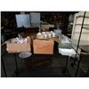 Image 1 : 2 BOXES OF NEW DISHES AND MARTHA STEWART PLATES, DISHES, WINE GLASSES