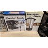 Image 2 : 2 BLACK AND DEKCER TOASTER OVENS, HAMILTON BECH FLEX BREW COFFEE MAKER AND COFFEE URN
