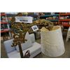 Image 2 : VINTAGE SOLID BRASS FLOOR LAMP