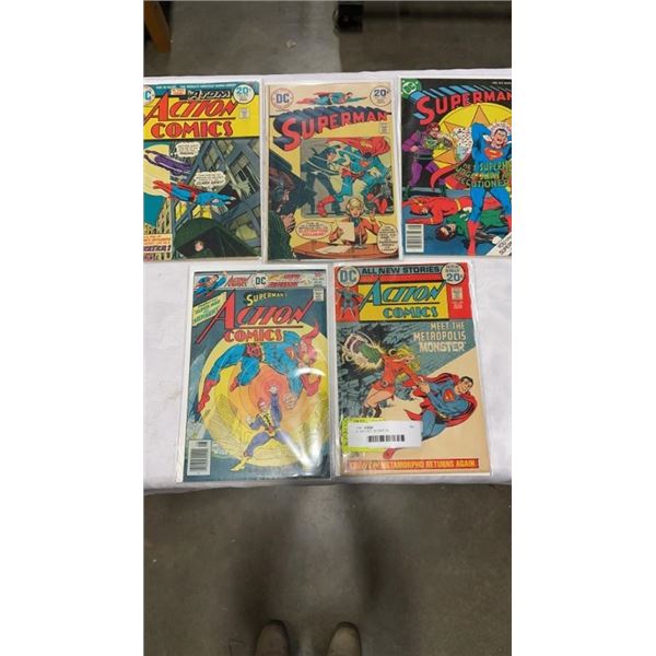 5  1972-1977  20 CENT DC SUPERMAN/ACTION COMICS