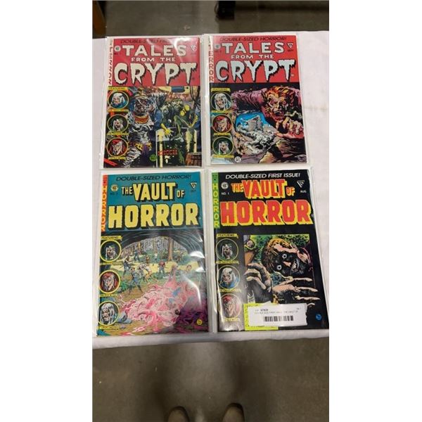 DOUBLE SIZE FIRST ISSUE THE VAULT OF HORROR ISSUE 1 AND 2 1990, DOUBLE SIZED FIRST ISSUE TALES OF TH