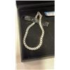Image 2 : .925 SILVER NECKLACE, 2 .925 SILVER BRACELETS AND STAMPED 18K GP NECKLACE
