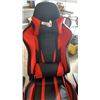 Image 2 : RED AND BLACK GAMING CHAIR - ACE METAL OFFICE CHAIR