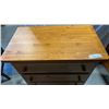 Image 2 : PINE 4 DRAWER CHEST OF DRAWERS