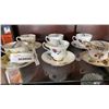 Image 1 : 6 VARIOUS CHINA CUPS AND SAUCERS: ROYAL ALBERT, VALE, STAFFORDSHIRE, COLCLOUGH, CROWN PRINCE AND WIN