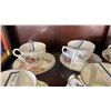 Image 3 : 6 VARIOUS CHINA CUPS AND SAUCERS: ROYAL ALBERT, VALE, STAFFORDSHIRE, COLCLOUGH, CROWN PRINCE AND WIN