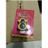 Image 2 : 5 BOXES OF BIRTHDAY NUMBER CANDLES - 1 BOX OF EACH 0, 6, 7, 8, 9