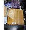 Image 3 : SERVING TRAYS, TV TRAYS, PIZZA STONE AND CUTTING BOARDS