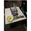 Image 1 : BOX OF 600+ VINTAGE POSTCARDS, SOME WITH STAMPS AND CARLTON WARE BUTTERCUP PLATE