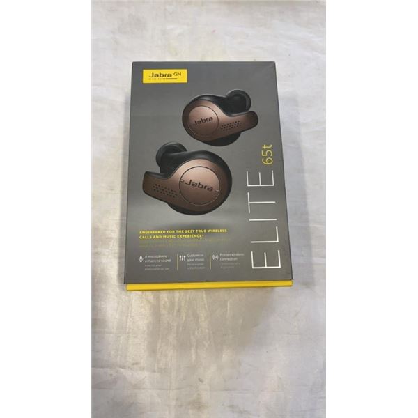 JABRA ELITE 65T WIRELESS EARBUDS - TESTED WORKING