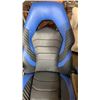Image 2 : BLUE AND BLACK GAS LIFT GAMING CHAIR