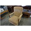Image 1 : VINTAGE WOOD FRAMED ARM CHAIR