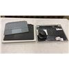 Image 1 : DEFECTIVE STORE RETURNS -  HP LAPTOP MODEL 14-DK0010CA  AND 2 MICROSOFT SURFACE PRO TYPE COVERS, SUR