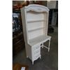 Image 2 : WHITE 3 DRAWER DESK WITH HUTCH