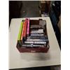 LOT OF MODERN NOVELS, HARDCOVER BOOKS AND COOK BOOKS
