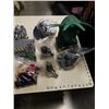 Image 3 : X-MEN STATUE OF LIBERTY AND 3 BAGS OF X-MEN ACCESSORIES AND 10 X-MEN  FIGURES 2 W/ WHEEL CHAIRS