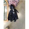 Image 3 : OAK WALL MIRROR, LEOPARD PRINT LUGGAGE AND DARTH VADER DOLL