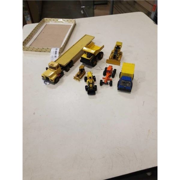 COLLECTABLE TOY TRUCKS AND CONSTRUCTION VEHICLES - INCLUDES ERTL, MAISTO, TONKA AND OTHER