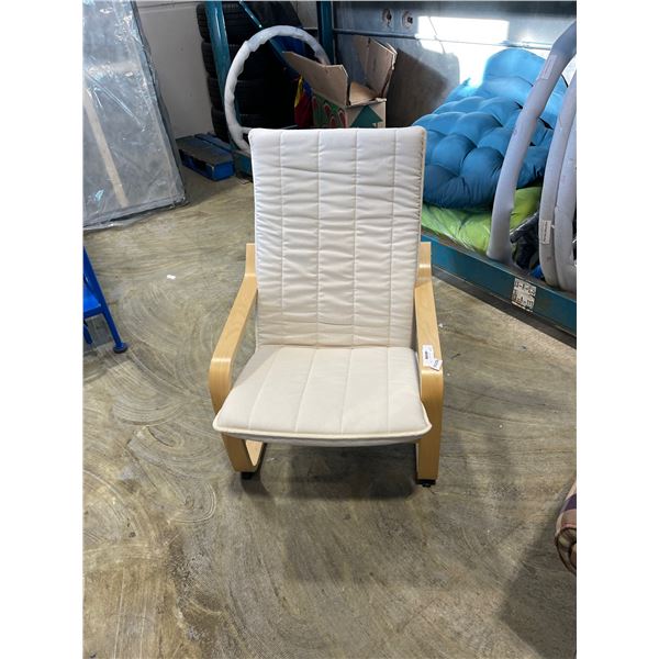 IKEA BENT WOOD LOUNGE CHAIR