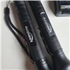Image 2 : 2 NEW KEENSTONE 3000 LUMEN ADJUSTABLE BEAM FLASHLIGHTS NO BATTERIES WITH 18650 BATTERY CHARGERS