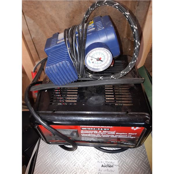 Motormaster Battery charger and air compressor