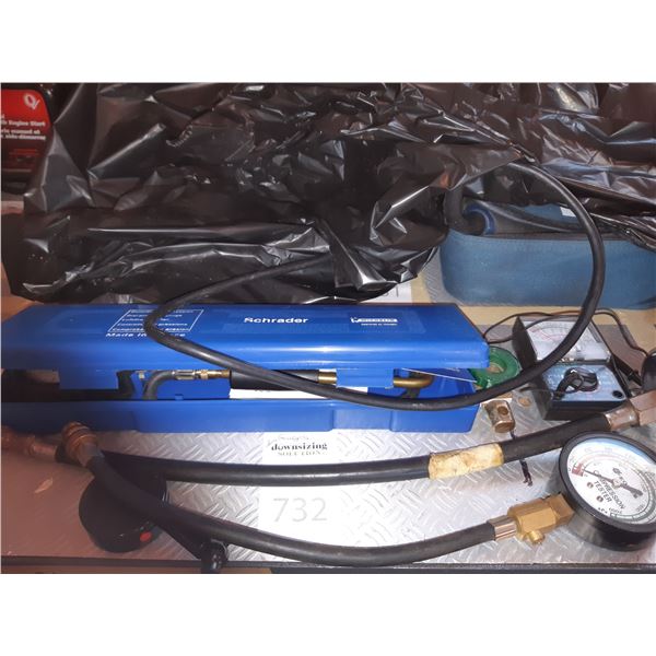 Schrader Pressure gauge