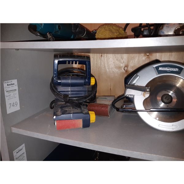 Mastercraft Belt Sander and Circular Saw