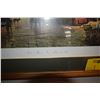 Image 2 : FRAMED "SOUTH STREET NEW YORK 1880" LITHOGRAPH, MARITIME INDUSTRY MUSEUM AT FORT SCHUYLER, THRONGS N