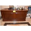 Image 1 : 2 DOOR STORAGE CABINET W/PULL OUT DRAWERS (50" X 19")