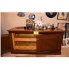 Image 2 : 2 DOOR STORAGE CABINET W/PULL OUT DRAWERS (50" X 19")