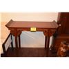 Image 1 : CARVED CHINESE ROSEWOOD ALTAR TABLE (42" W X 15" D X 34" H)