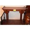 Image 2 : CARVED CHINESE ROSEWOOD ALTAR TABLE (42" W X 15" D X 34" H)