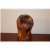Image 2 : CARVED WOOD FEMALE BUST; SIGNED (15 " TALL)