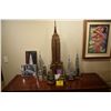 Image 1 : COLLECTION OF NEW  YORK SKY SCRAPERS (SOME LIGHTED) & EIFFEL TOWER (13 PCS)