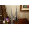 Image 2 : COLLECTION OF NEW  YORK SKY SCRAPERS (SOME LIGHTED) & EIFFEL TOWER (13 PCS)